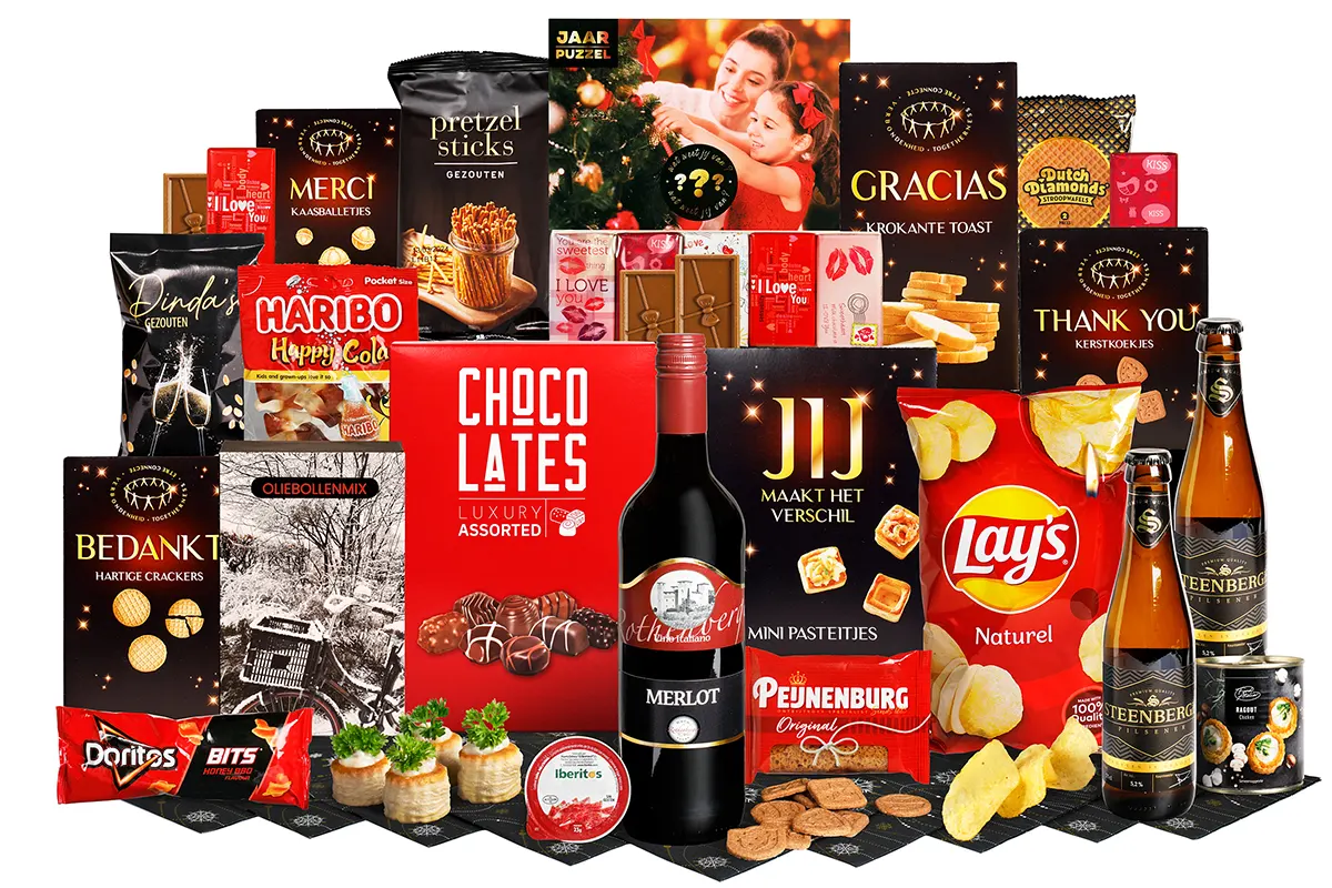 Rode merken topper | Origineel Kerstpakket 2023 van De Witte Raaf Ermelo